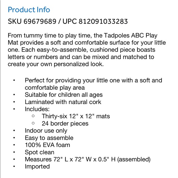 Foam Playmat - Picture 3 of 3